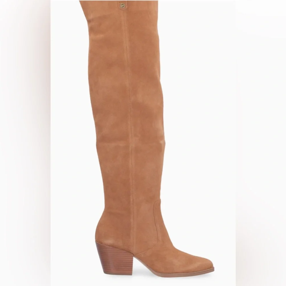 Michael Kors Harlow Over The Knee Boots Womens 7.5 Suede